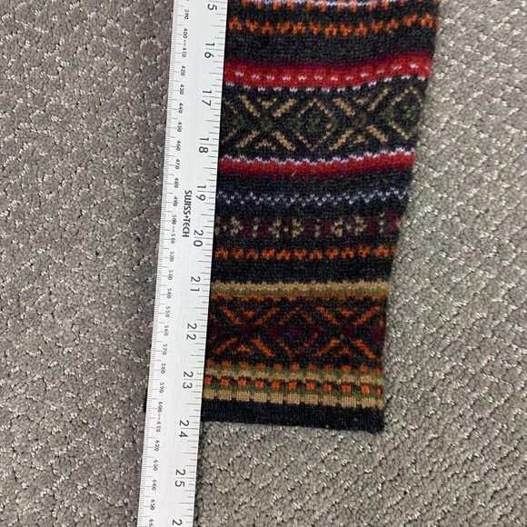 LL Bean Fair Isle Lambswool Cardigan Sweater Jacket Women's Small L.L. Bean WN58 - Picture 12 of 12